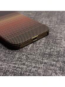 UE (DE et ES) Étui de protection pour iPhone S22-S26 Étui de téléphone magnétique pour iPhone 16 Pro Max, motif Kevlar, étui de protection pour Apple 15 Pro, texture en fibre de carbone à demi-couverture, étui de dissipation de chaleur mat pour iPhone 16/15/14/13 - Bleu azur - Voir 4