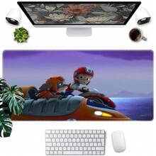 1pc  Cartoon Gaming Mouse Mat Pad - Multi Size Cartoon Design Desk Mat, Non- Base & Stitched Edges, For Office, Gaming, Study & Computer Accessories, Gift For  Fans, Kids & Family