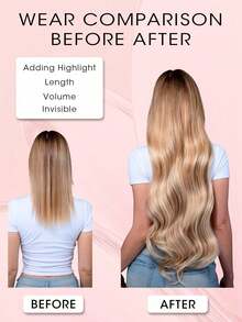 Mini Tape In Hair Extensions Human Hair 10 Pcs Invisible Hair Extensions Double-Sided Invisible Seamless For Thin Hair For Women ,Beginners High Quality Natural Looking Thickening Lengthening Hair Extensions Easy-To-Install,Straight Hair Extensions - S1 - View 7