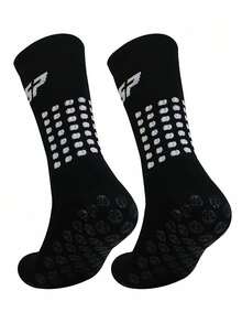 Meias coloridas para futebol, basquete e ciclismo, disponíveis em seis cores: amarelo, vermelho, azul, branco, preto e verde. Seis pares de meias esportivas masculinas para panturrilha estão disponíveis em tamanhos médios específicos para aumentar a aderência, a resistência a choques, o conforto e a respirabilidade. São adequadas para esportes ao ar livre, como ciclismo, treino de basquete e corrida. Meias masculinas nos tamanhos 38-45 da UE.