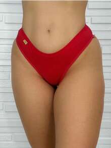 kit 10 Calcinha Canelada Tanga Feminina Lingerie Conforto Sensual Moda Intima Dia a Dia - VARIADAS - Visão 4