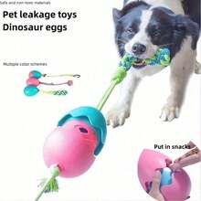 1 Peça Brinquedo para Cachorro para Triturar e Limpar os Dentes, Autossuficiente, Resistente à Mordida para Garantir a Limpeza dos Dentes, Bola de Forrageamento, Brinquedo Interativo de Cabo de Guerra, Bola Voadora, Combinação de Brinquedo de Corda de Algodão, Alimentação Antimorso e Resistente ao Desgaste, Suprimentos de Brinquedos para Animais de Estimação