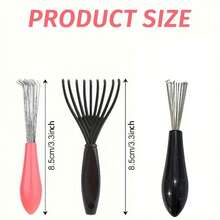 3pcs Hair Brush Cleaning Tools - Plastic Comb Remover And Claw Rake, Suitable For Home And Salon Use, Cleaning Hair Brushes Comb Brush Cleaner Plastic Handle Cleaning Brush Remove Embedded Beauty Tool Cleaning Supplies, Small And Cute But Powerful In Cleaning Hair,Hair Brush,Hairbrush,Hair Combs,Barber,Hair Tools,Hair Products,Hair Accessories,Slick Back Brush,Hair Care,Hair Comb,Barber Accessories,Comb Hair,Curly Hair Brush,Travel,Hair Stuff,Detangling Brush,Ball Brush,Mini Hair Brush,Hair Accessories,Curly Hair Products,Hairdressing Equipment,Accessories,Christmas,Barber Accessories,Hair Accessories,Hairdressing,Wooden Comb,Travel Essentials,Travel Essential,Hairstyle,Hairdressing
