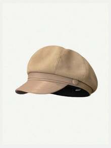 قبعة بيريه ذات لون أحادي للنساء من ماييار، عتيقة متعددة الاستخدامات، مُلائمة، للخريف/الشتاء - متعدد الألوان - مشاهدة 7