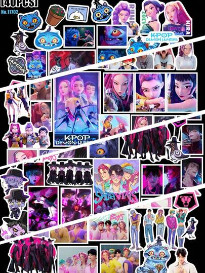 40pcs K-Pop, Fan Merch Goods Sticker Set, Celebrity Merchandise Stickers For Luggage, Phone Cases, Computers, Desktops, Walls, Decorative Gifts, Christmas Presents, Collectibles