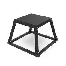 Techigher Plyometric Jump Box, Plyometric Platform Plyobox, Plyo Box, Non-Slip Fitness Exercise Step-Up Box For Home Workout, Conditioning Strength Training, Glutes, Thigh Training - 12in_black - View 7