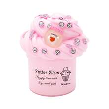 70ml 1/4pcs Cute Fragrant Soft Butter Slime Set With Milk Tea Pendant, Elastic Non-Sticky Colorful Slime, Suitable For Party Favors And Birthday Gifts - Multicolor - View 7