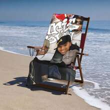 Chris Throw Brown Unisex-Adult Beach Towel