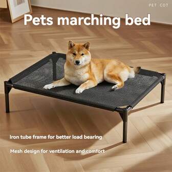 1 Pieza Cama de Malla para Perros de Exterior - Cama Fresca y Transpirable de Verano para Perros Pequeños y Medianos