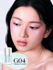 JOOCYEE Brillo de labios luminoso AURA G06 Citrine Crystal, hidratante, con acabado espejado, no pegajoso, humectante