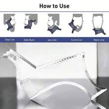 Recortadora de barba para hombres, herramienta para dar forma a la barba, adecuada para recortar la barba, perilla, línea del cuello y peinado, regalo ideal para Navidad y Año Nuevo