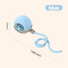 告别猫咪的无聊时光！智能电动滚球，内置智能感应，一触即动，仿佛拥有生命，吸引猫咪不停地扑上去、追逐玩耍。独特的重力设计，让玩具不规则滚动，模拟猎物的动态，充分激发猫咪的狩猎天性，让它每天都精力充沛。