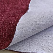 TinaKim Water-Resistant Slub Burlap Upholstery Fabric By Yard - Heavy-Duty Linen-Like Cloth For Sofa, Chair & Car Seat Covers, 54" Wide, Indoor/Outdoor Use (16 Dark Grey, 2 Yard)