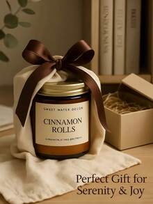 Ins Style Autumn Scented Candles Gift Set | Soy Aromatherapy Candle For Relaxation & Sleep, Natural Gifts For Women, Cozy Autumn Bedroom Decor. - Mocha Brown - View 5