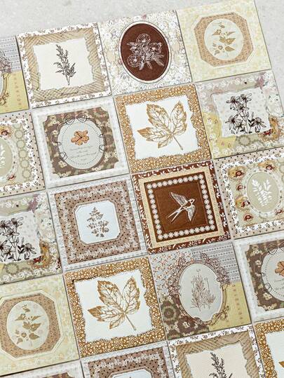 CANDY POETRY 20 szt./opakowanie naklejek w stylu vintage z kolażem, kreatywne, estetyczne naklejki, materiały do scrapbookingu, prezenty świąteczne, spersonalizowane artykuły szkolne do scrapbookingu