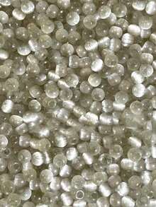 150pcs 4mm Rainbow Striped Cat Eye Seed Beads, Loose Beads For DIY Jewelry Making, Phone Straps, Keychains