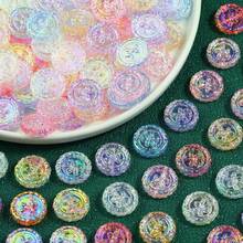 6/10pcs Mixed Acrylic Beads - Bowknot, Heart, Flower, Pentagram Shapes, DIY Bracelet Necklace Keychain Pendant, Jewelry Making Supplies