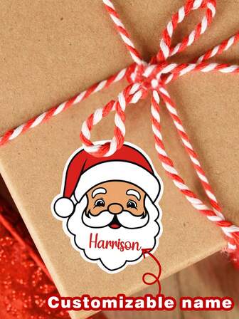 42pcs Christmas Gift Stickers, Personalized Christmas Stickers, Christmas Name Labels, Christmas Gift Labels, Christmas Gift Stickers, Santa Claus Stickers