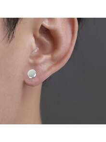 6Pcs Fake Earrings For Men Women Stud Earrings For Men Fake Earrings Clip On Earrings For Men Fake Earrings CZ Dia 5mm-6mm