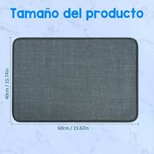 Antideslizante Tapete para Bao, Ultra Absorbente de Secado Rpido Lavable para Ducha y Cuarto de Recmara Regadera Dormitorio Cocina Pasillo Azul, 40x60cm - Gris Oscuro - Ver 3