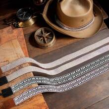 YC 6 Pcs Cowboy Hat Accessories For Women Men Cowgirl Bands Hats Western Style Hatbands Fashion - Nhiều màu - Xem 8