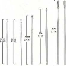 Stainless Steel Ear Cleaning Kit, Professional Spiral Ear Cleaner Tools For Adults, Ear Wax Removal Tool Set With Double-Headed Stainless Steel Ear Picks, Ear Cleaner With Storage Box - 1PC - View 11