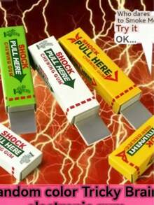 Losowa elektryczna guma do żucia, zabawka do żartów, guma do żucia z szokiem Gag Shock, żart na prima aprilis