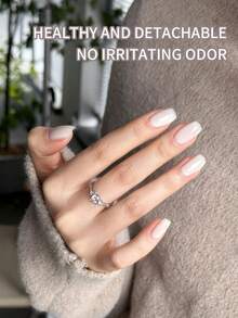 annies 10ml One Second Leveling Micro Construction Milky White Nail Polish Glue Soak Off Semi Permanent High Saturation Popular Whitening Nail Enhancement - Multicolor - View 4