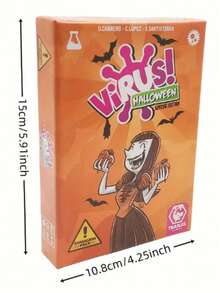 Trò chơi bài Virus, Trò chơi bài Virus Goliath, Trò chơi bài vui nhộn lây lan, Trò chơi bài gia đình thú vị, Đêm tiệc vui nhộn nhanh chóng cho 2-6 người! Trò chơi chiến lược dành cho gia đình và người lớn, Vui nhộn và cạnh tranh khốc liệt, Thích hợp làm quà tặng Halloween, Giáng sinh, trò chơi cờ bàn, quà tặng ngày lễ! - Nhiều màu - Xem 12