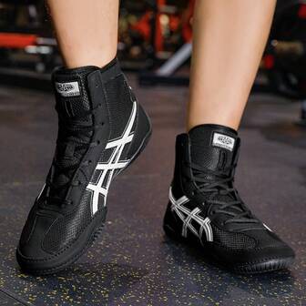 Professional Wrestling Shoes, Unisex Boxing Shoes, Breathable Martial Arts Training Shoes For Men & Women