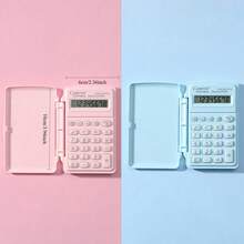 Pratica mini calcolatrice con custodia pieghevole, calcolatrice portatile carina e minimalista, utile per i calcoli, calcolatrice colorata, essenziale per studenti e ufficio, aiuta nell'apprendimento della matematica, un regalo perfetto per studenti, insegnanti, colleghi, amici, adatto per compleanni, vacanze, stile minimalista, regalo per gli amanti della matematica, regalo di laurea, amicizia tra compagni di classe, forniture per la scuola e per il ritorno a scuola