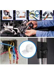 Water Pipe Leak Repair Tape Self-Adhesive Strong Waterproof Tape Water Pipe Leak Winding Repair Silicone Rubber Leak Stop Tape