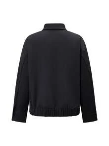 GAOVOT Women's Outerwear Fall Winter Loose Casual Street Sports Zipper Cardigan Jacket