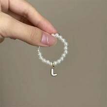 【仅项链】创意新款10cm娃娃第四代迷你Labobo陶瓷娃娃吊坠，可爱珍珠字母项链 - 彩色 - 查看 19