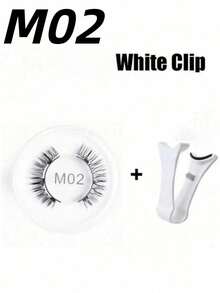 1 Set 4 pezzi Kit Eyeliner Magnetico e ciglie Magnetiche - ciglie Finte Magnetiche Riutilizzabili per Occhi a Volpe Naturali, Allungano e Incurvano le ciglie, Adatte per Ognissanti, ciglie 3D Arricciate e Morbide Senza Colla, Comode da Indossare, ciglie Finte in Finta Pelliccia di Visone da 5-11mm per Uso Quotidiano