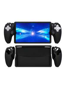 1 Set PlayStation Portal Remote Play Console Protective Case + 2 Controller Covers, Anti-Drop, Anti-Dust, Anti-Scratch, Anti-Slip, Anti-Sweat, With Textured Front And Back Design For Enhanced Grip - 彩色 - 查看 2