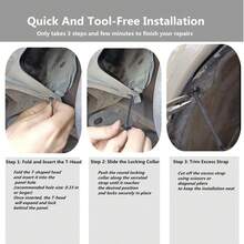 升级版尼龙通用扎带扣，多功能尼龙夹，抗紫外线汽车拉链领带夹，适用于汽车挡泥板、保险杠、后备箱和家庭使用（50 件） - 彩色 - 查看 6