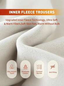 1件装女士保暖加厚防风喇叭裤 - 高腰收腹保暖紧身打底裤，适合健身、瑜伽、日常冬季穿着，不透光防寒裤，黑色高腰喇叭裤设计，保暖内衬健身裤，时尚运动紧身裤 - 黑色 - 查看 5