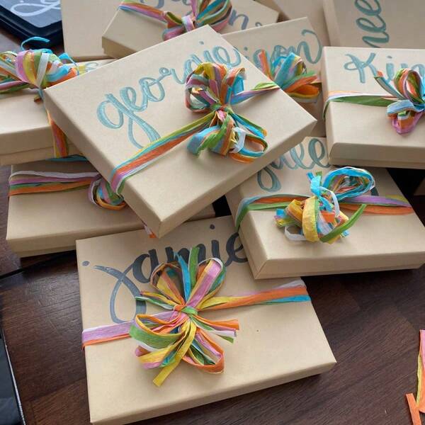 Colored Raffia Paper Ribbon, Colorful Birthday Card Gift Wrapping Ribbon, 6 Colored Packing Paper String Perfect For Gift Wrapping And DIY Decoration