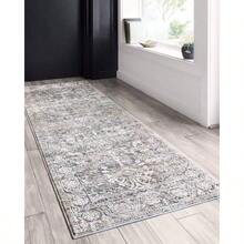 Lucia LUC - 03 SteelIvory 2'0x 3'0 Accent Rug - Acero/Marfil + 10' x 2'8" (Rectangular) - Ver 2