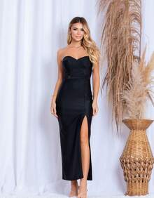 Women Dresses - 黑色 - 查看 6