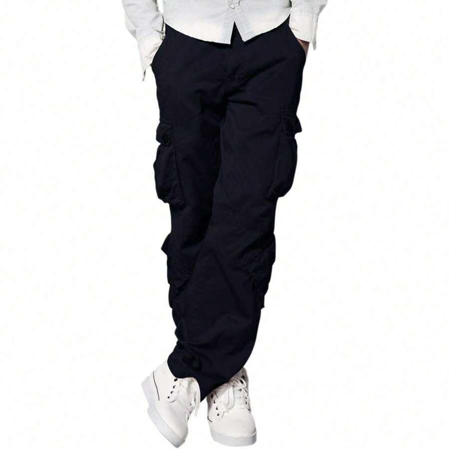Men's Cargo Pants - 藍色 - 查看 1