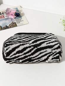 Elegant Striped Color Block Clutch - Large Capacity Durable Multifunctional Women's Beach Bag, Summer Wallet, Elegant Ladies Purse, Suitable For Daily And Vacation, Mother's Day Gift, Wedding Season Souvenir