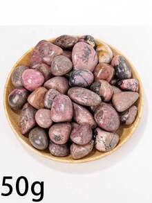 鱼缸装饰石，抛光水晶石，绿玛瑙，玫瑰石英，粉水晶等，50克天然水晶鱼缸，水族箱装饰，彩色鱼缸装饰石1件