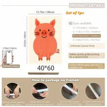 1 gerahmtes/Leinwand Wandkunst, Dinosaurier Tier Thema Dekoration. Badezimmer Wanddekoration. Themen Poster, Schlafzimmer Dekoration, Raumdekoration, Heimdekoration, Ornamente, Winterdekoration für Zuhause, Wanddekoration. Geeignet für Kinderzimmer, Kinderzimmer, Jungen- und Mädchen-Partyräume, Kita-Klassenzimmer Dekoration, wasserfestes Material. Kopfteil Dekorative Tapete, Party Deko Geschenke. Badezimmer Wanddekoration.