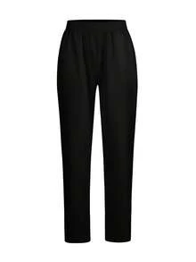 Men's Casual Long-Sleeved Two-Piece Suit, Mid-Length Top And Trousers - Black - View 5