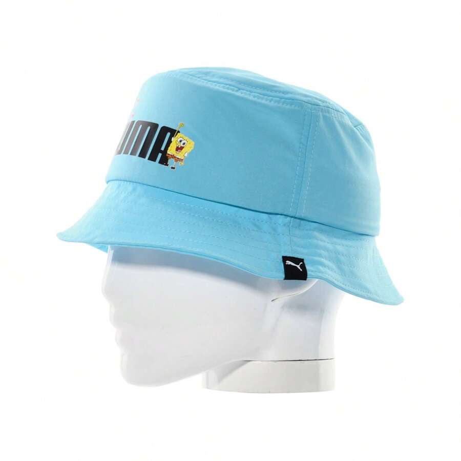 Puma Children's Bucket Hat, Unisex Casual Hat 02454601 - Teal - View 1
