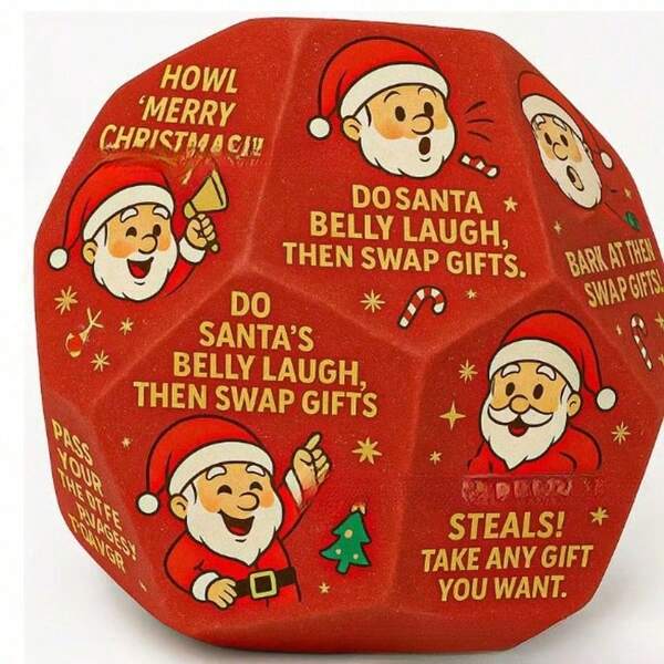 Christmas Gift Exchange Dice Game, Enhancing Holiday Atmosphere, Promoting Connections Among Family And Friends, Funny Christmas Gift Exchange Party GameDice