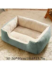 SUNFIONA 1 pieza Cama de sofá acolchada y cómoda para mascotas - Nido de dormir interior ensamblable para gatitos y perros pequeños, diseño acogedor, refugio cálido para todas las estaciones