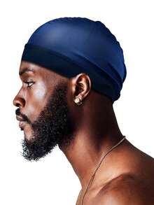 3pcs Solid Color Casual Polyester Beanie Hats, All Season - A - View 10